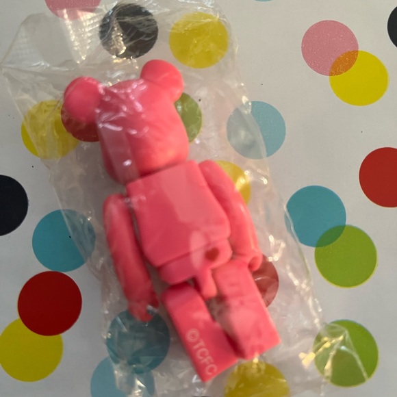 Secret Bear CareBear Be@rbrick 100% 20th series 43 pink /unopened - Picture 6 of 6